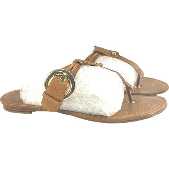 Stuart Weitzman Leather Thong‎ Sandal Size 9 - Picture 1 of 11